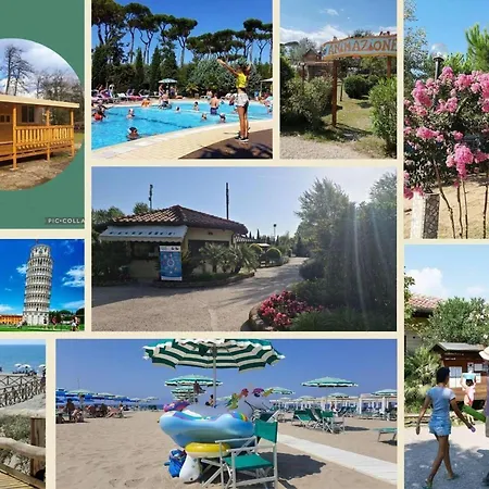 Alpehytte Comfortable Campsite-chalet G16 Tuscany Near Sea